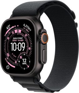 Apple Watch Ultra 3 49mm Black Titanium Black Alpine Loop (M) Gloednieuw / Open Box